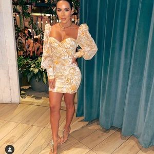 Floral fashion nova dress